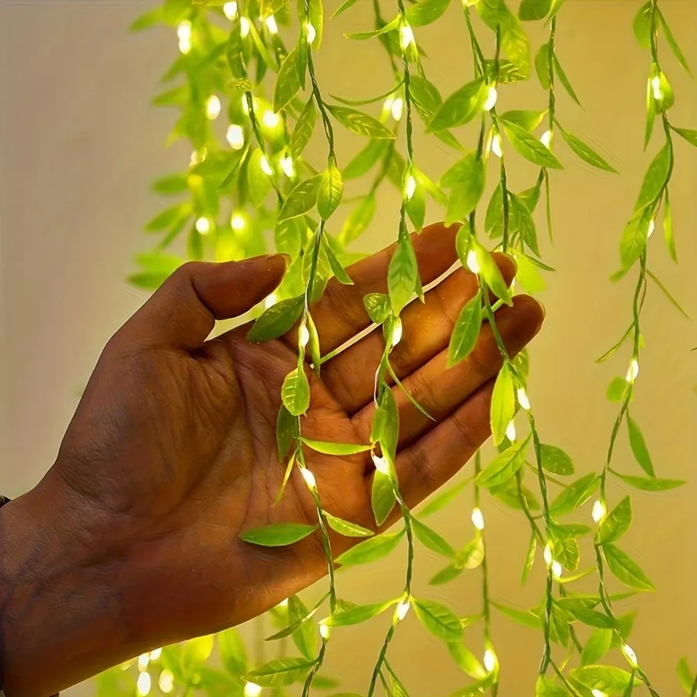 Fairy Lights Bedroom - Artificial Plants Garland Artificial Flower Vines