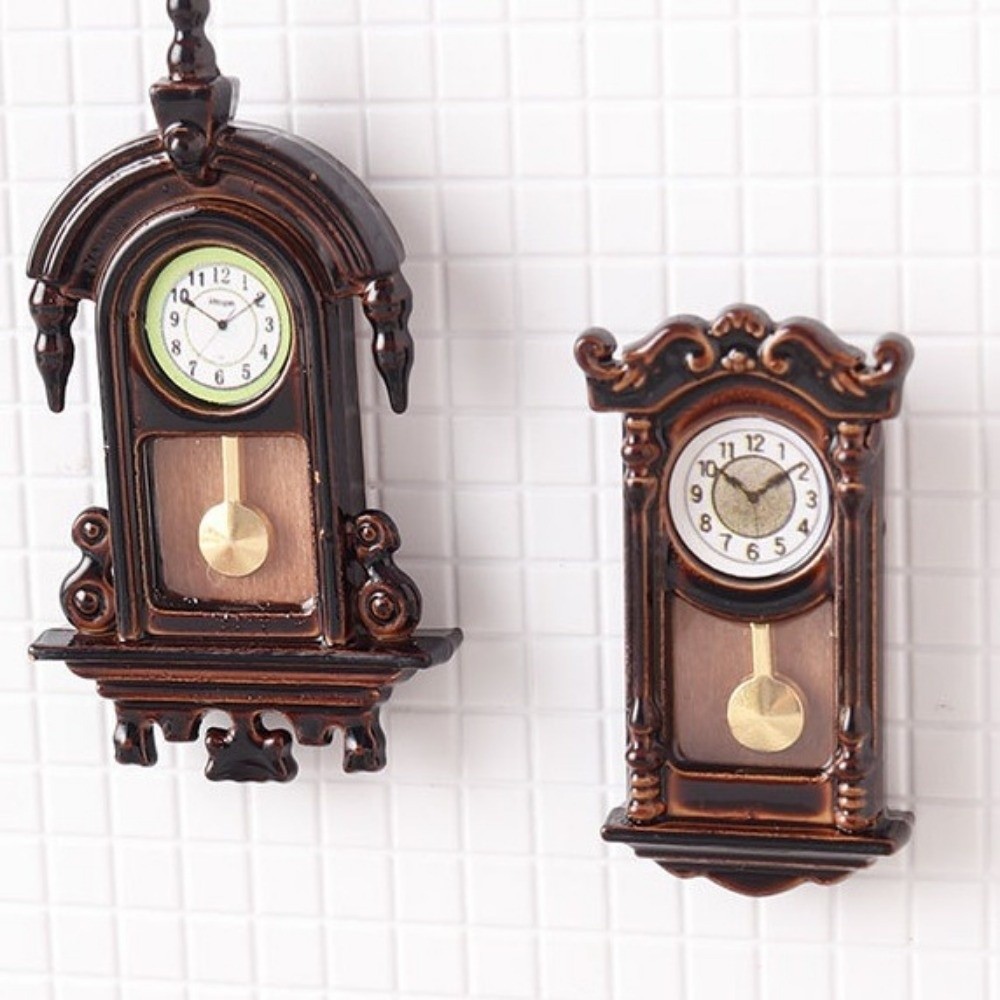 Home Decor Online - 1/12th Scale Doll House Wall Clock