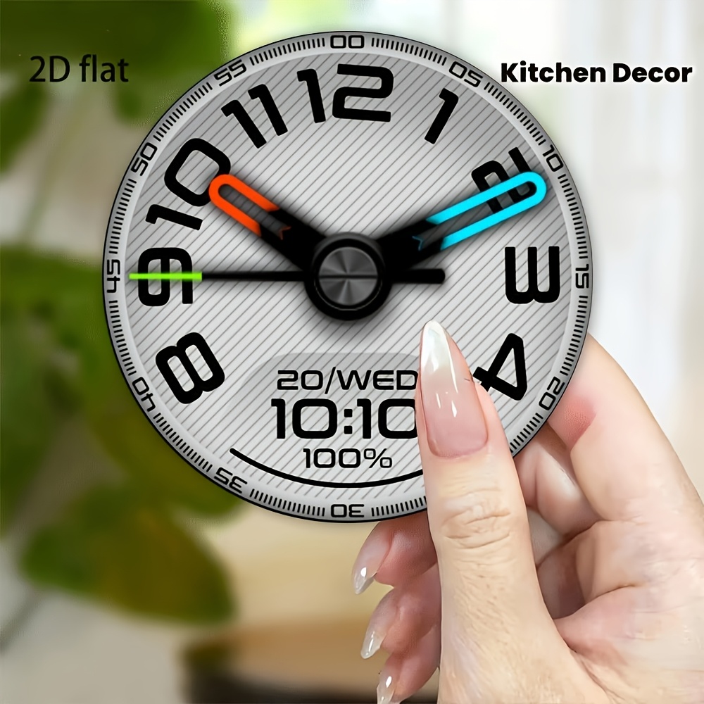 Home Decor Online - 2DPractical Acrylic Creative Clock Refrigerator Magnet