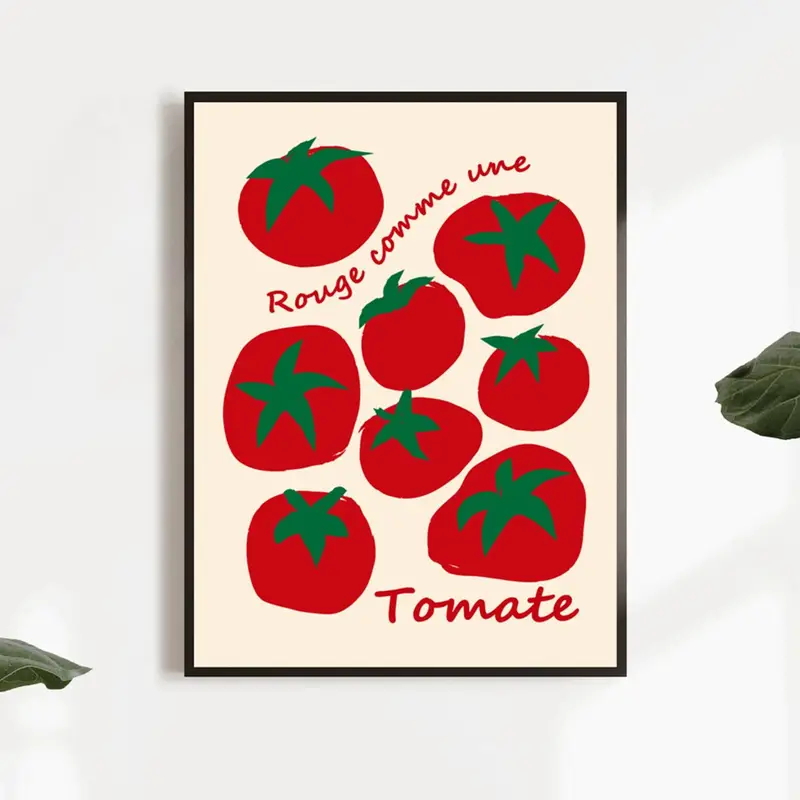 Modern Colorful Red Tomatoes W - Home Decor Foto 评论和价格