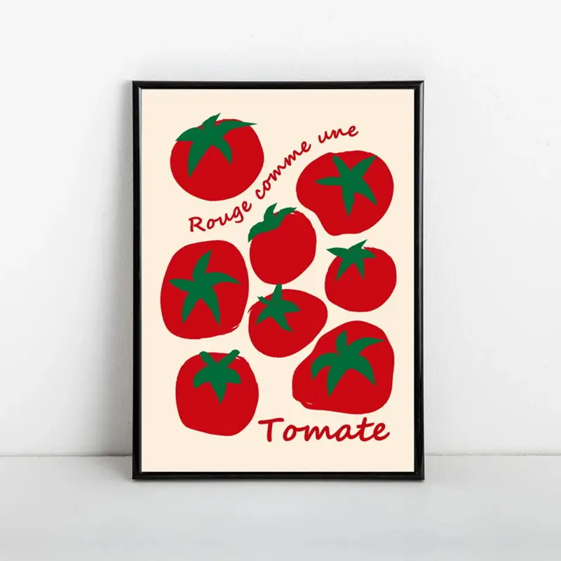 Modern Colorful Red Tomatoes W - Home Decor Foto 评论和价格