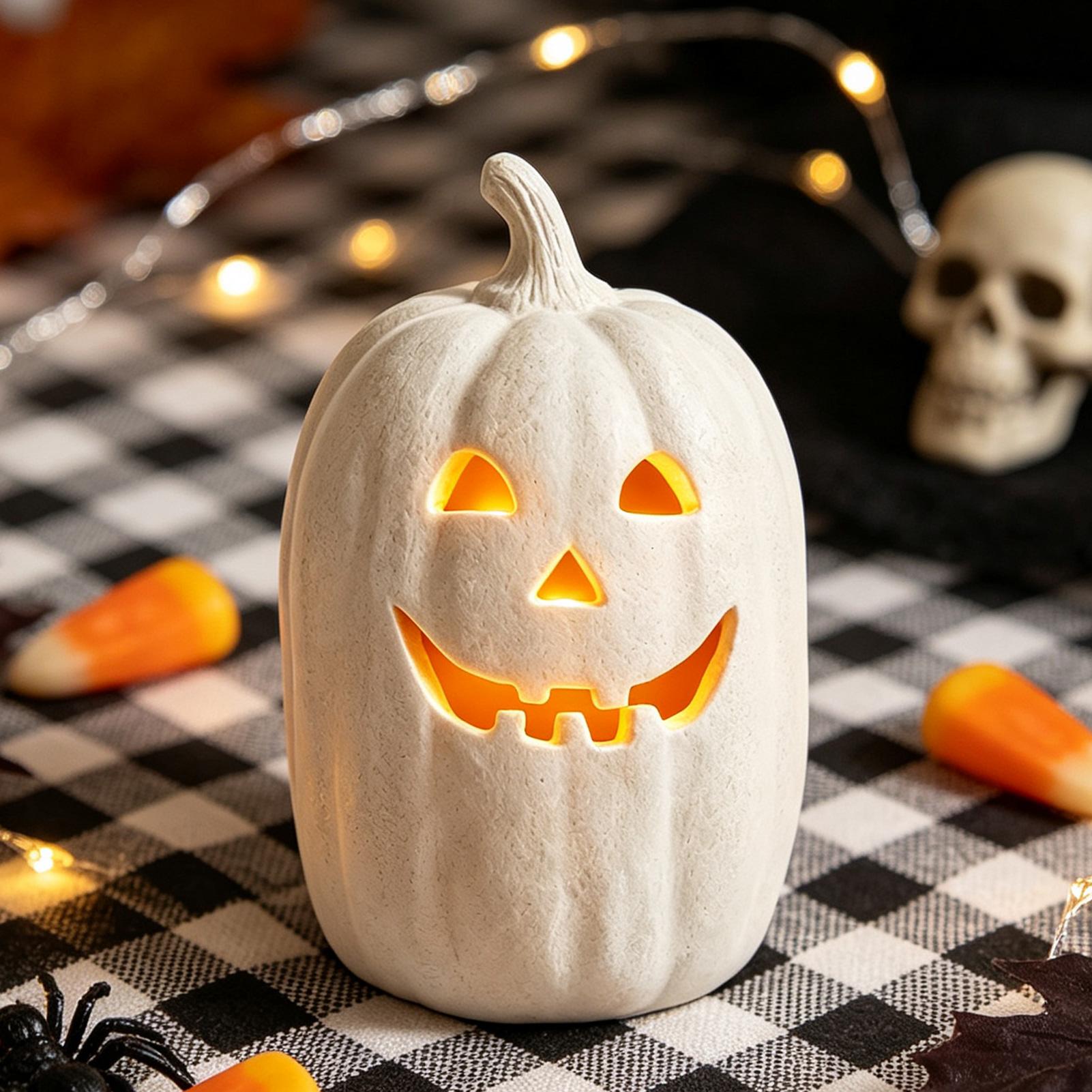 Halloween Pumpkins Crafts Resi - Home Decor Halloween 评论和价格
