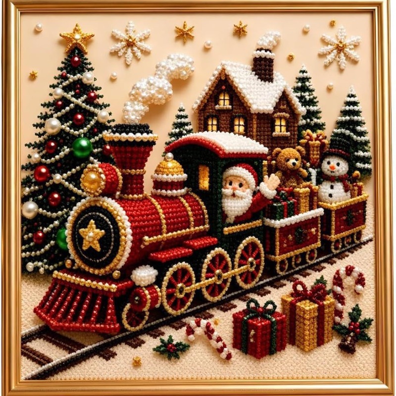 Christmas Santa 5D Diamond Pai - Home Decor Xmas Gifts 评论和价格