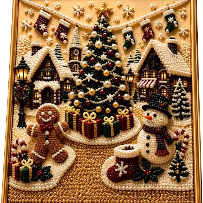 Christmas Santa 5D Diamond Pai - Home Decor Xmas Gifts 评论和价格