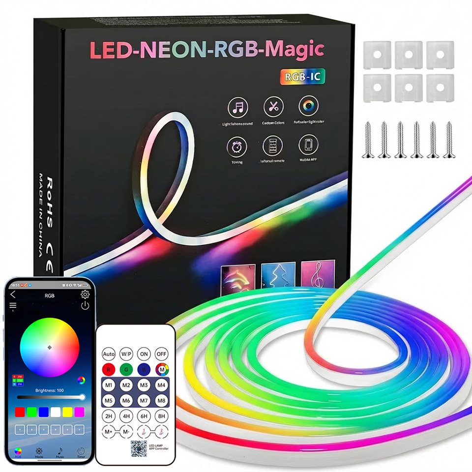 Bluetooth RGB Neon LED Strip 1 - Home Decor App 评论和价格