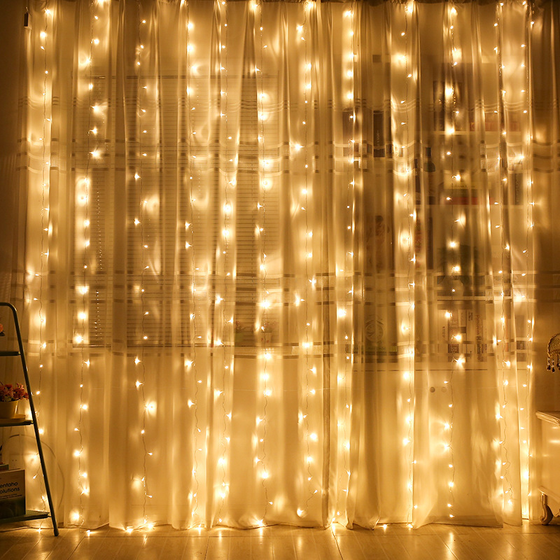USB LED Curtain String Lights  - Fairy Lights Bedroom 评论和价格
