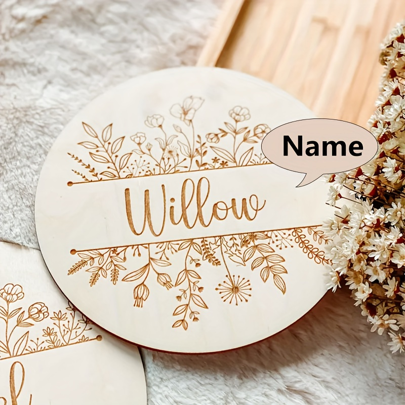 Personalized Floral Engraved N - Home Decor Halloween 评论和价格