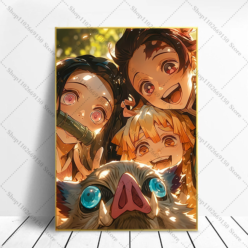 Anime Creative Picture Home De - Home Decor Canvas 评论和价格