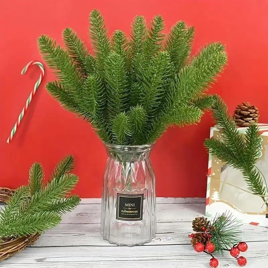 20Pcs Christmas Artificial Pin - Home Decor Xmas Gifts 评论和价格