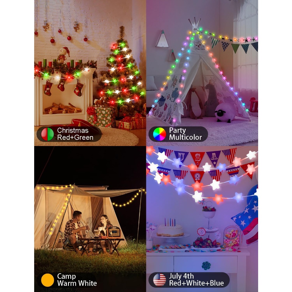 Smart Star Fairy Lights 33Ft 6 - Fairy Lights Bedroom 评论和价格