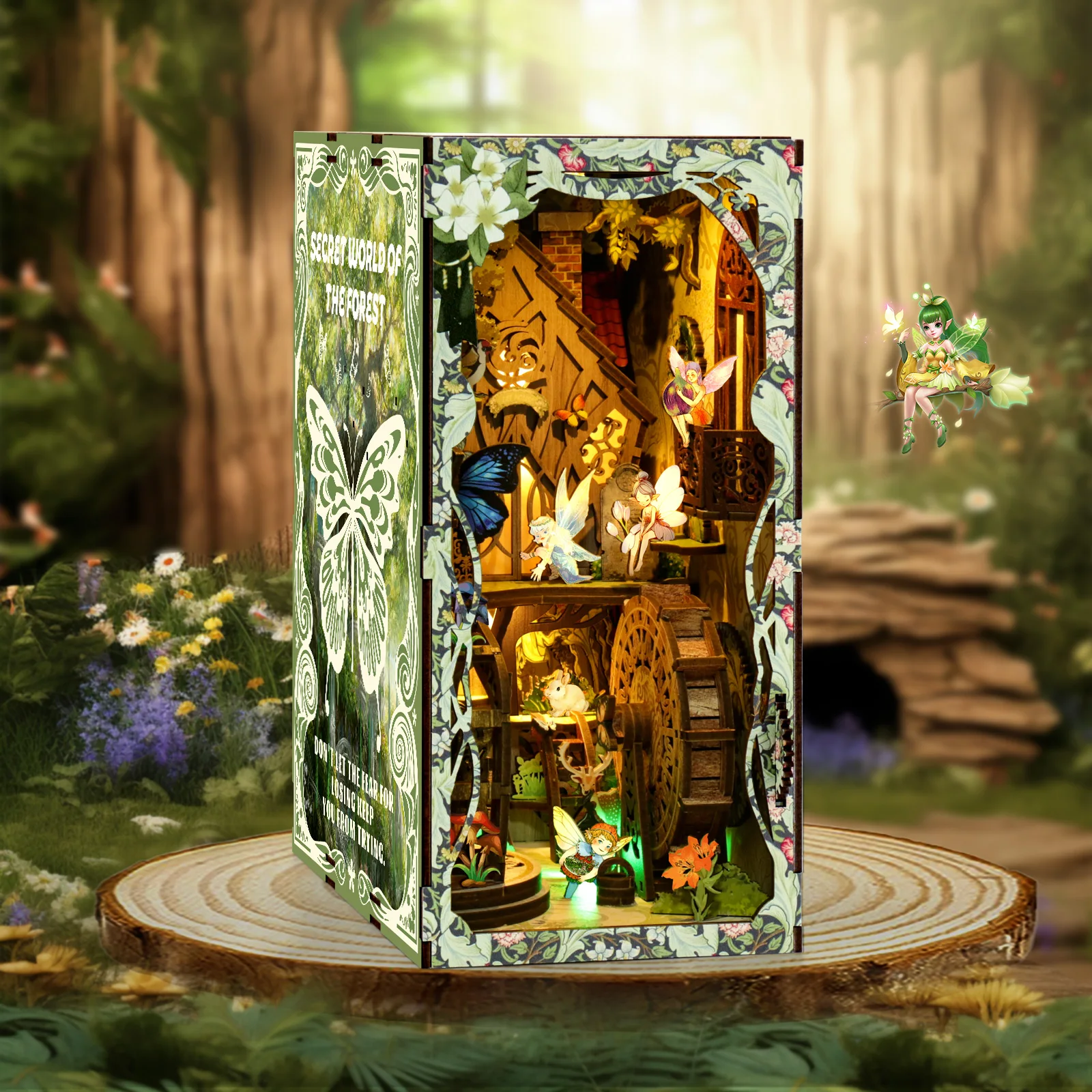 Cool DIY Book Nook Miniature H - Home Decor Catalog 评论和价格