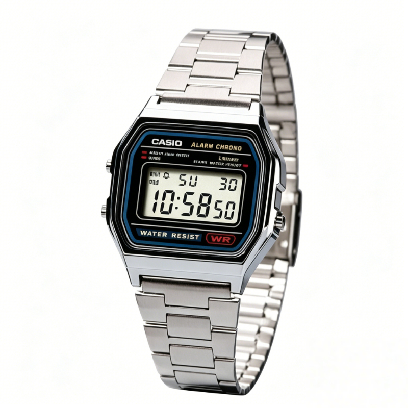 Minimalist Retro Casio A158WA- - Vintage Alarm Clock 评论和价格