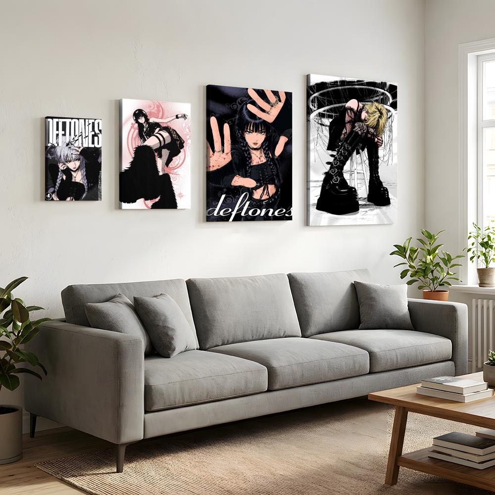 Y2K Gothic Anime Rock Girl Fra - Home Decor Gothic 评论和价格