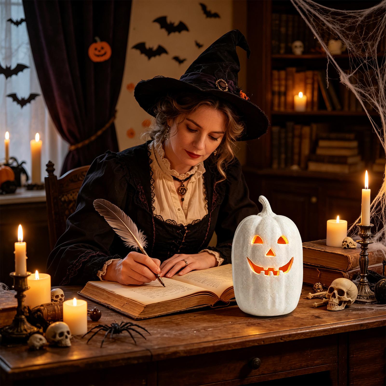 Spooky Pumpkin Lanterns Pumpki - Home Decor Halloween 评论和价格