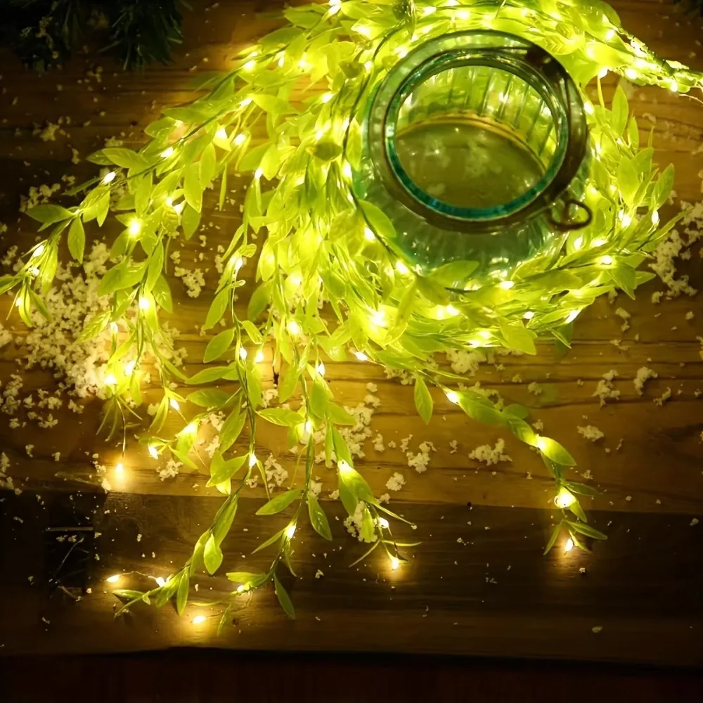 Artificial Plants Garland Arti - Fairy Lights Bedroom 评论和价格