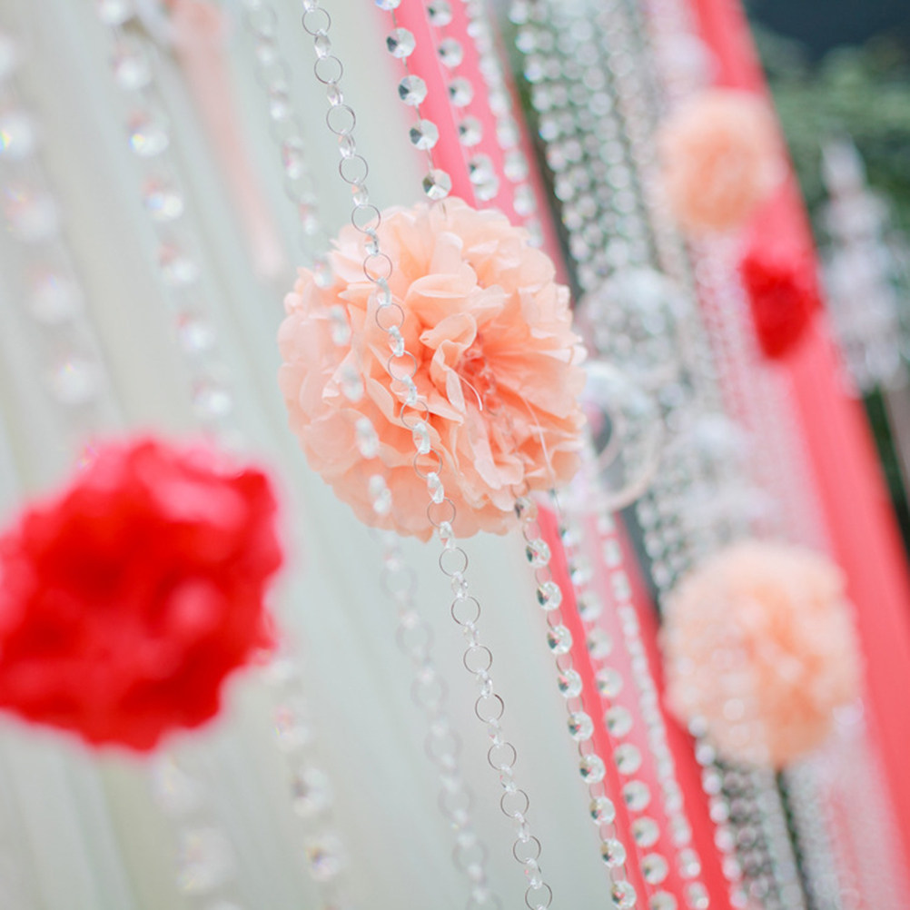 10M Clear Octagonal Acrylic Be - String Curtain Light 评论和价格