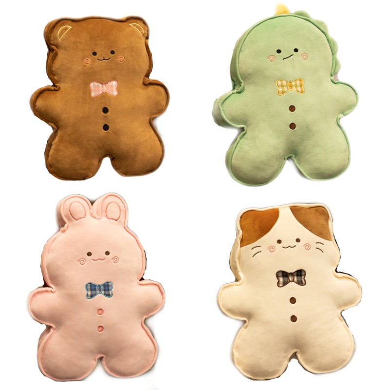 45cm Cute Gingerbread Man Plus - Home Decor Xmas Gifts 评论和价格