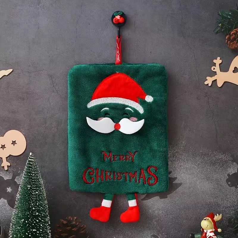Christmas Hanging Hand Towel C - Home Decor Xmas Gifts 评论和价格