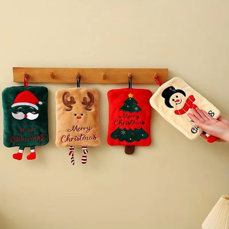 Christmas Hanging Hand Towel C - Home Decor Xmas Gifts 评论和价格