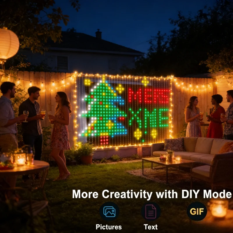 Smart 400LED Curtain Lights, M - String Curtain Light 评论和价格