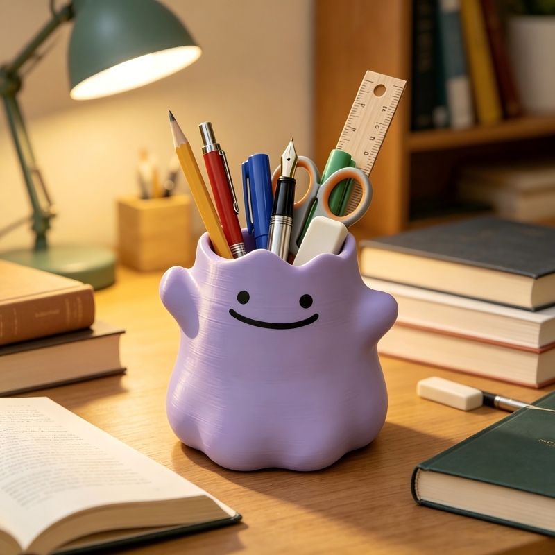 Cartoon Character Pen Holder C - Home Decor Company 评论和价格