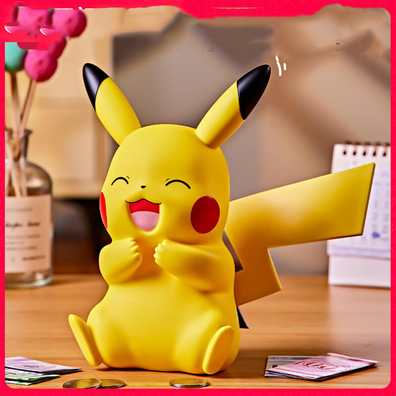 Pikachu Piggy Bank Cartoon Kaw - Home Decor Online 评论和价格