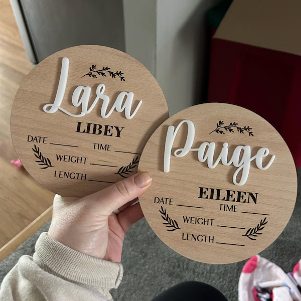 1Pc Custom Baby Announcement S - Home Decor Halloween 评论和价格