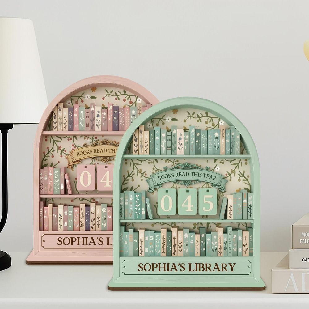 New Wooden Books Read Tracker  - Home Decor Catalog 评论和价格