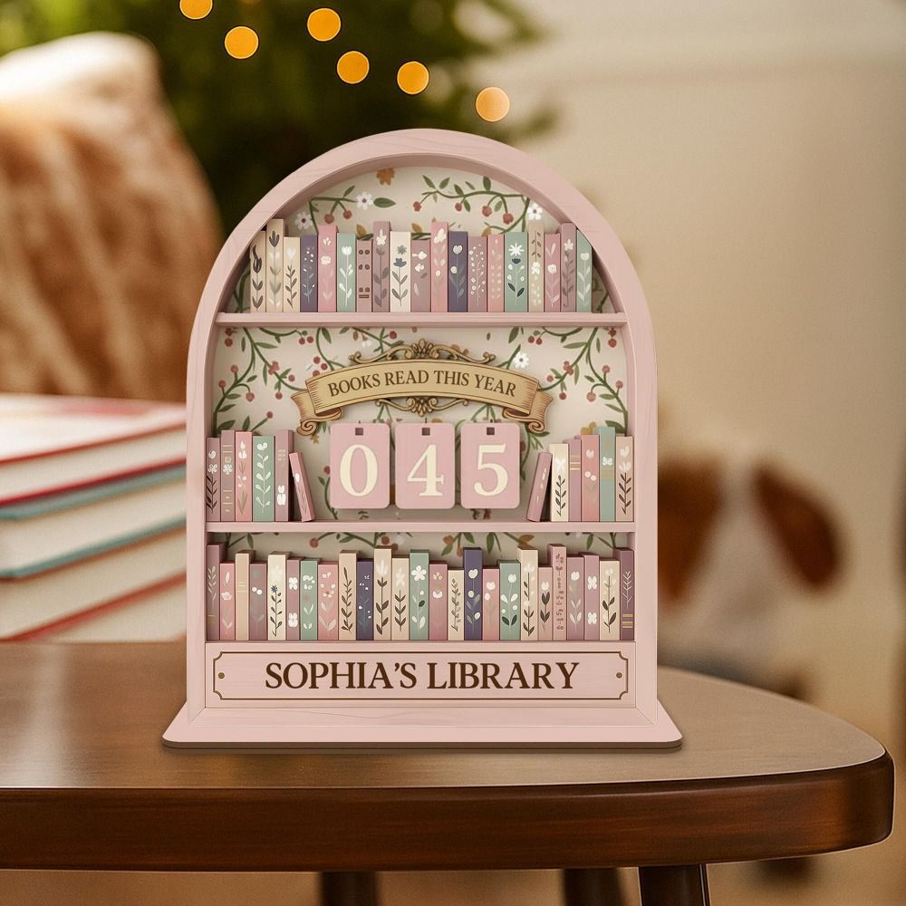 New Wooden Books Read Tracker  - Home Decor Catalog 评论和价格
