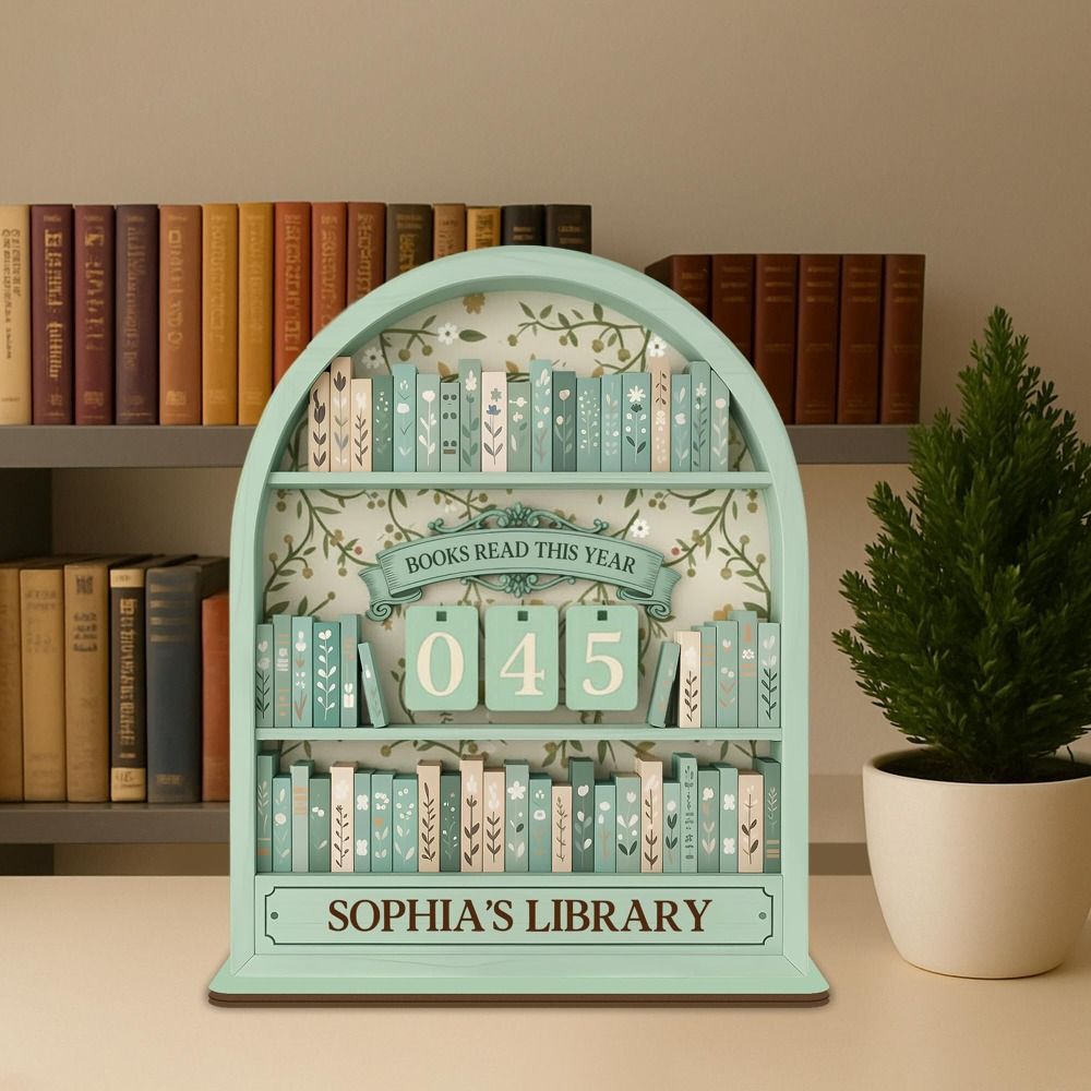 New Wooden Books Read Tracker  - Home Decor Catalog 评论和价格