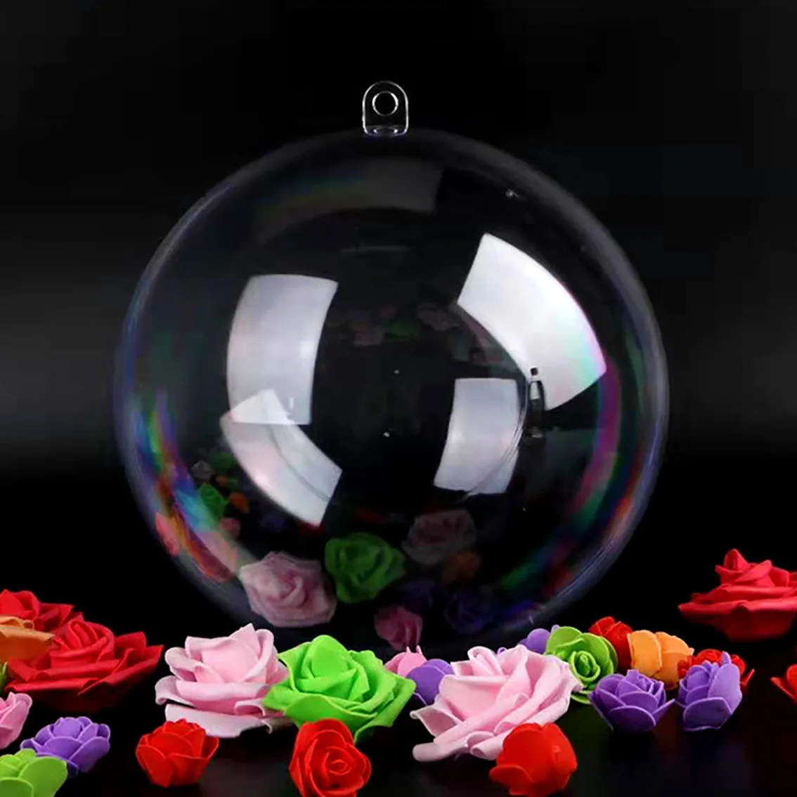 1-20CM Transparent Balls Hollo - Home Decor Xmas Gifts 评论和价格