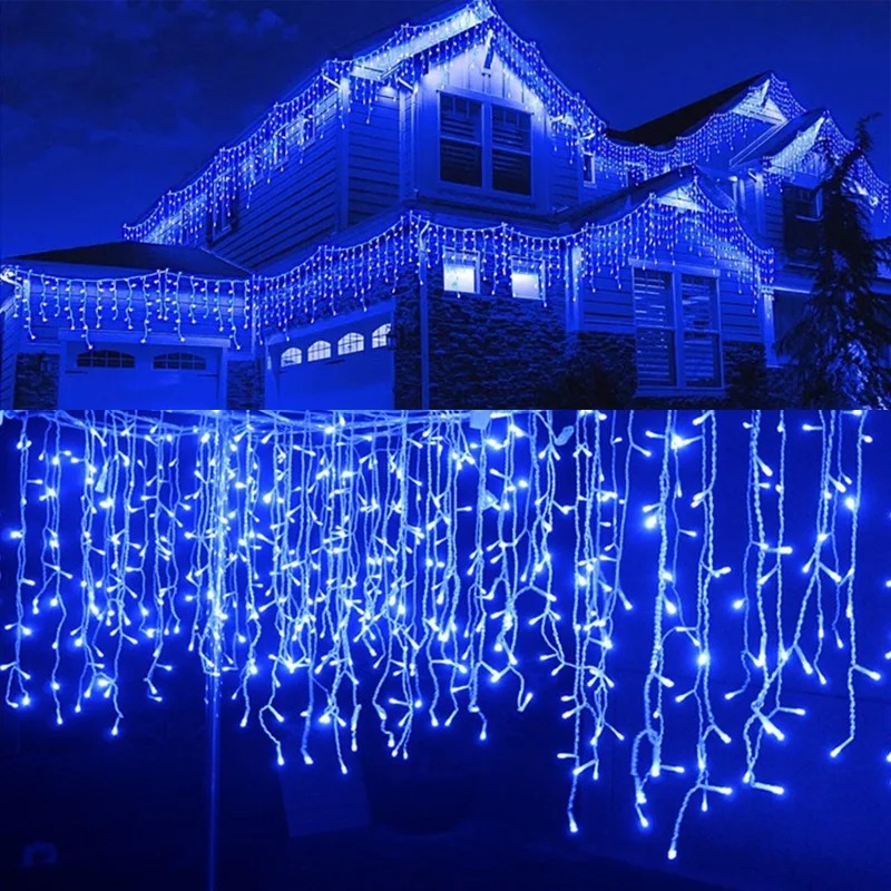 Christmas Icicle String Lights - String Curtain Light 评论和价格