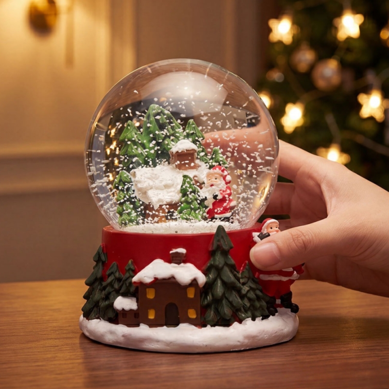 Non-Luminous Santa Claus Snow  - Home Decor Xmas Gifts 评论和价格