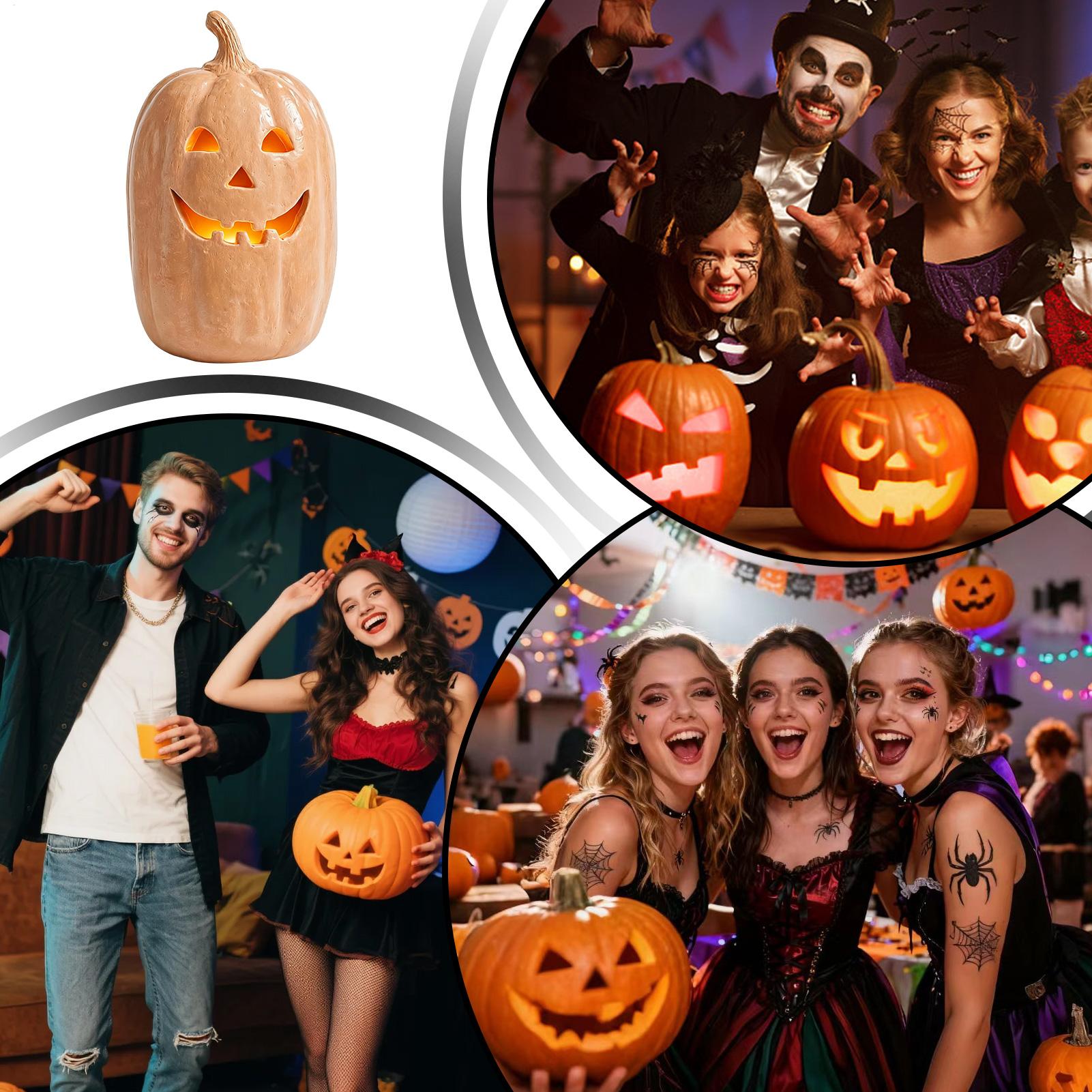 Halloween Pumpkins Crafts Resi - Home Decor Halloween 评论和价格