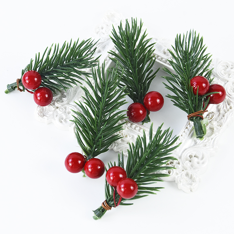 10pcs Christmas Berry Pine Con - Home Decor Xmas Gifts 评论和价格