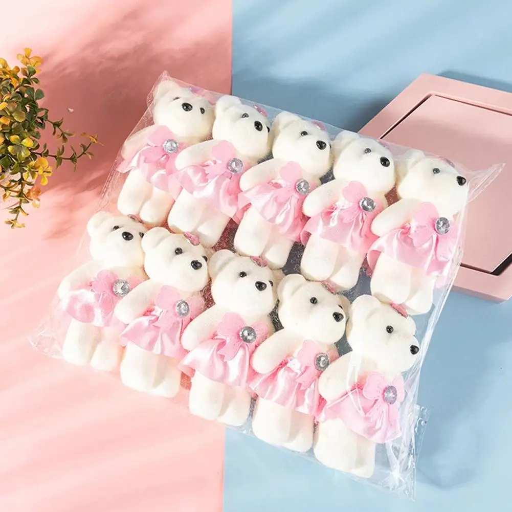10pcs/Bag Bouquet Bear Ice Cre - Home Decor Flowers 评论和价格