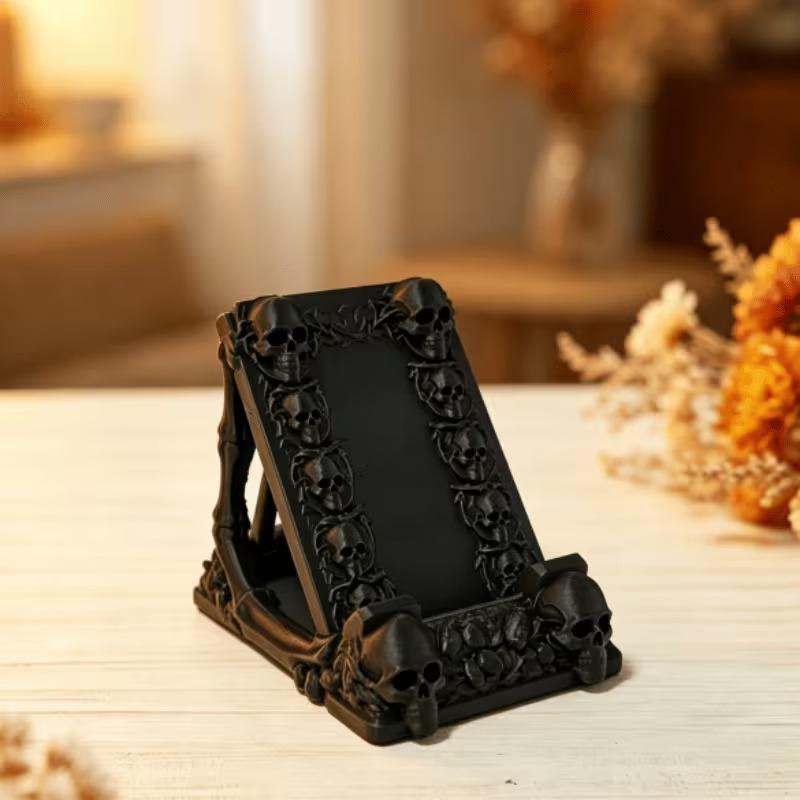 Gothic Style Skull Phone Holde - Home Decor Gothic 评论和价格
