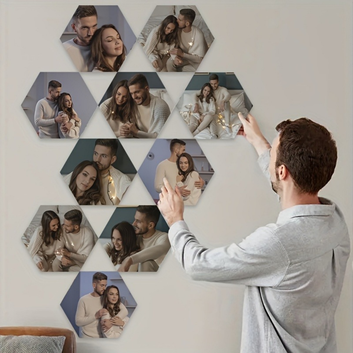 Custom Wall Decor — Modern Hex - Home Decor Halloween 评论和价格