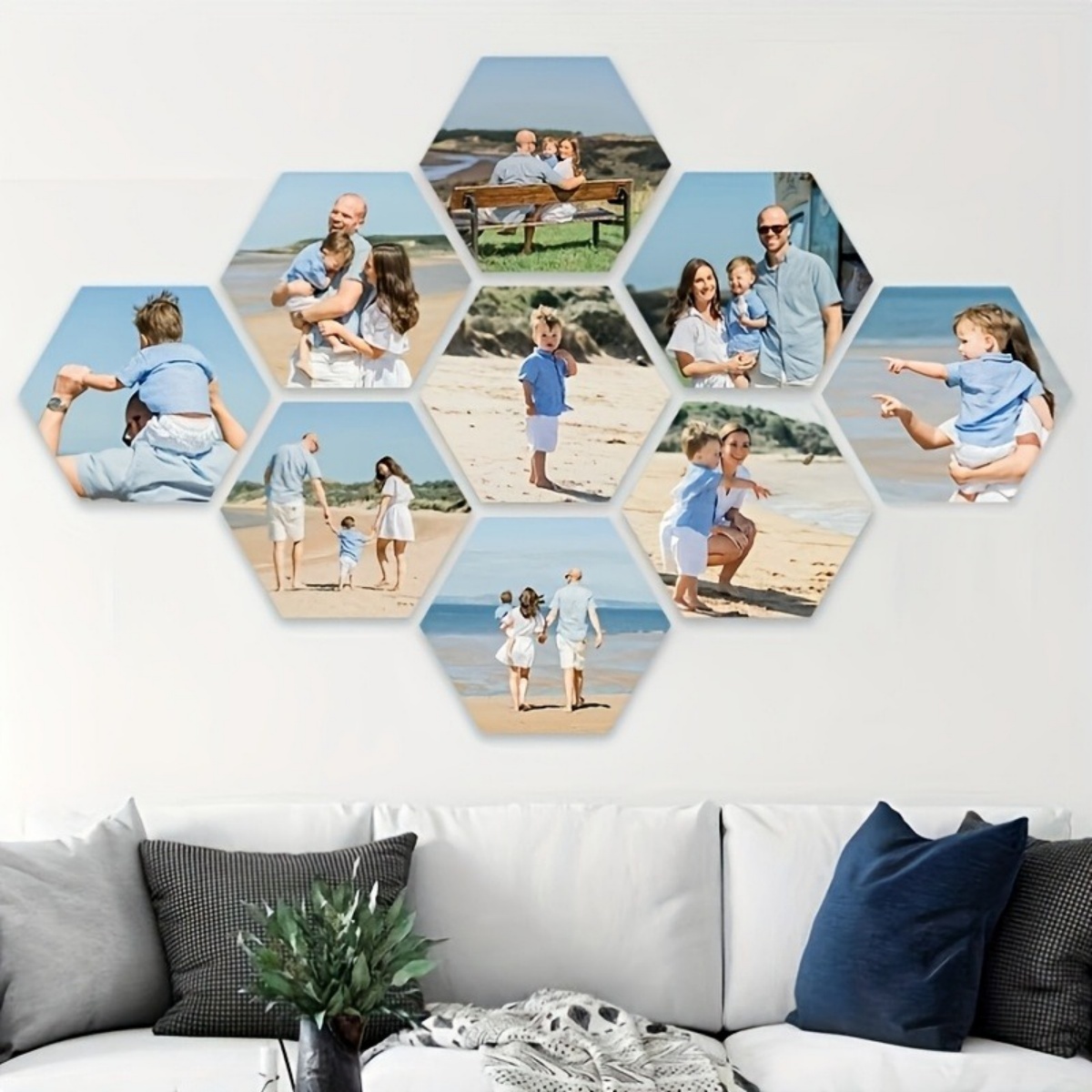 Custom Wall Decor — Modern Hex - Home Decor Halloween 评论和价格