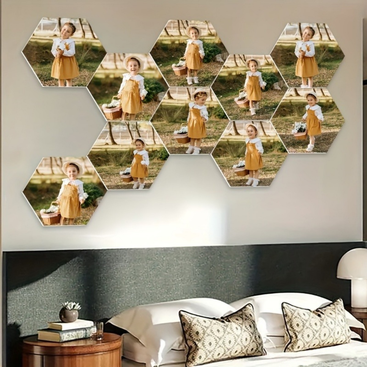 Custom Wall Decor — Modern Hex - Home Decor Halloween 评论和价格