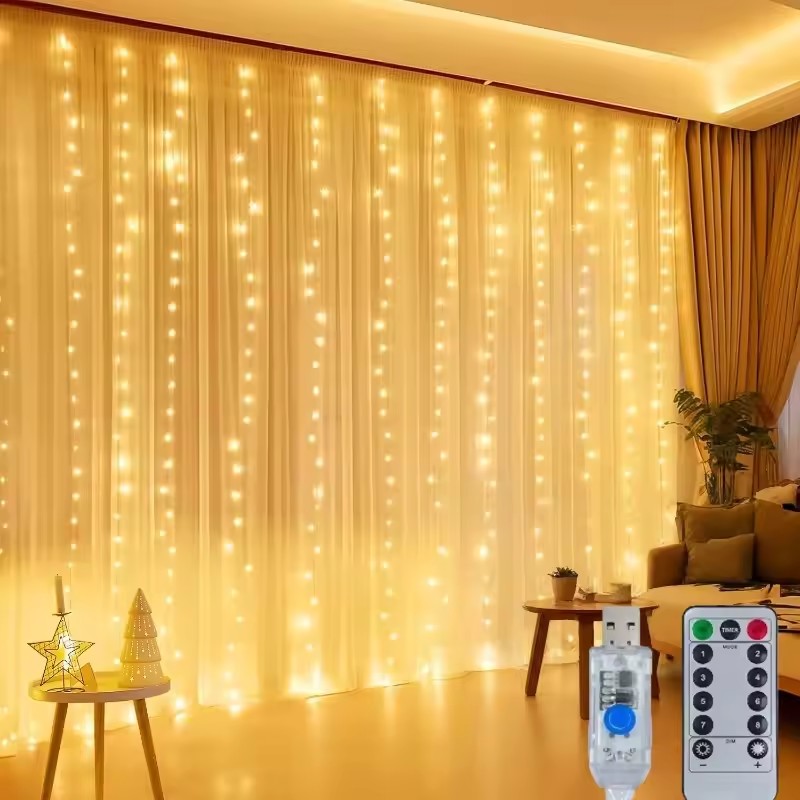 3/4/6m Curtain LED String Ligh - Fairy Lights Bedroom 评论和价格