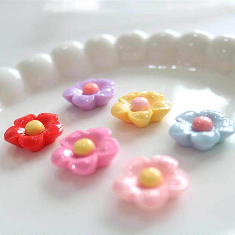 10PCS Shiny 22x22mm Flower Ser - Home Decor Flowers 评论和价格