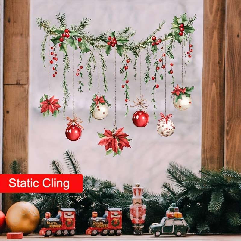 Christmas Windows Sticker Merr - Home Decor Xmas Gifts 评论和价格