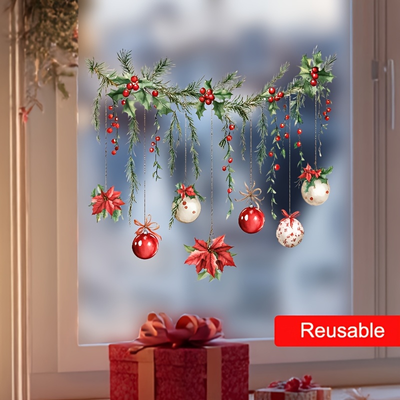 Christmas Windows Sticker Merr - Home Decor Xmas Gifts 评论和价格