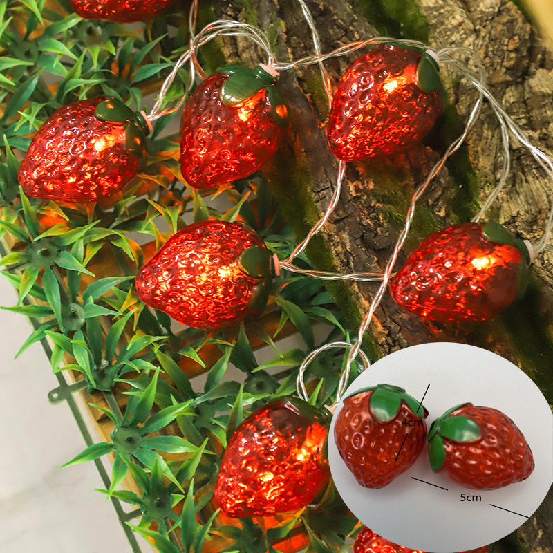 Fruit Strawberry Theme 1.5m 10 - Fairy Lights Bedroom 评论和价格