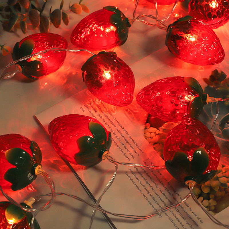 Fruit Strawberry Theme 1.5m 10 - Fairy Lights Bedroom 评论和价格