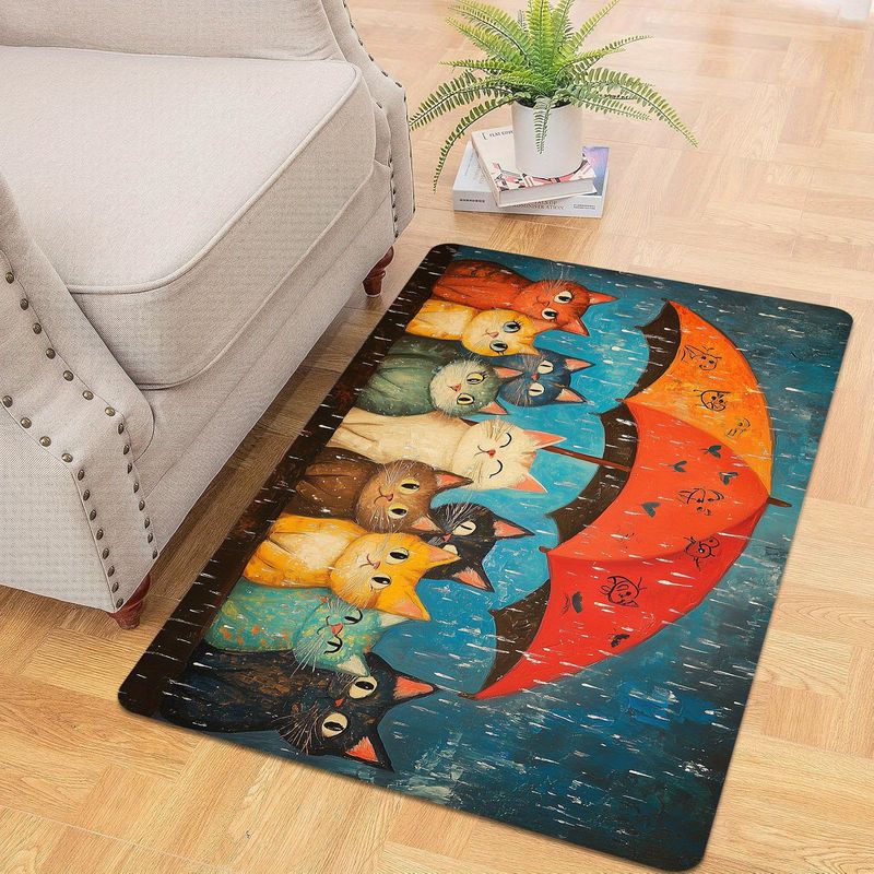 VIKAMA Cute Cats Under Umbrell - Home Decor Under 1000 评论和价格