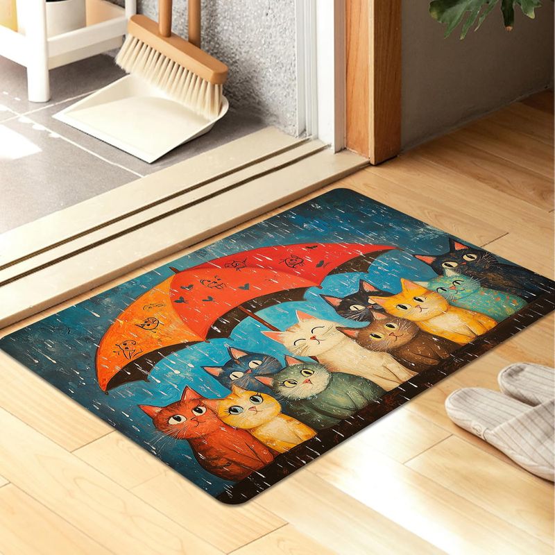 VIKAMA Cute Cats Under Umbrell - Home Decor Under 1000 评论和价格