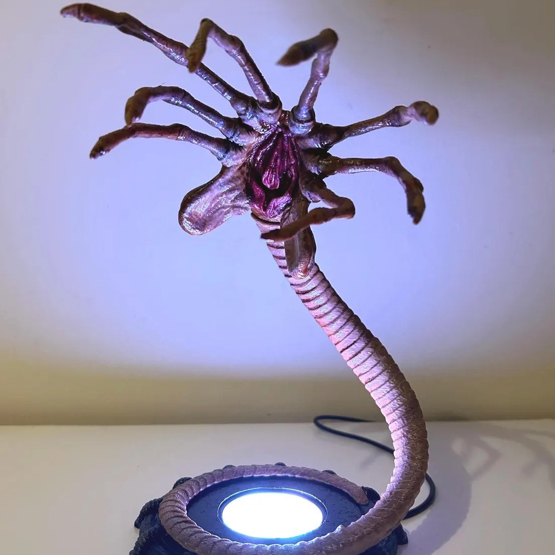 Alien Facehugger Lamp Nightlig - Home Decor Halloween 评论和价格