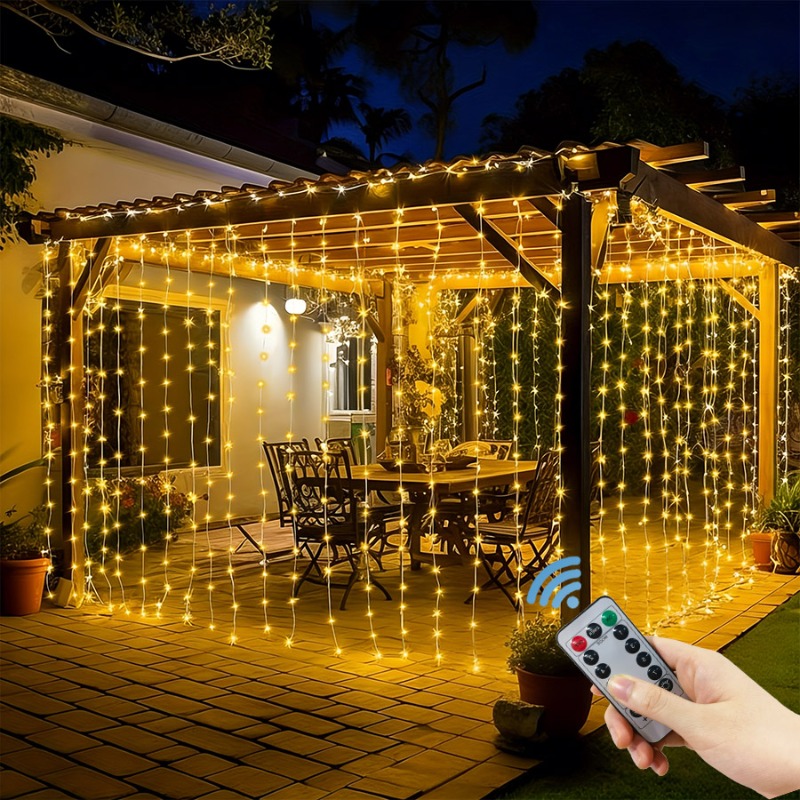 3/4/6m LED Curtain String Ligh - String Curtain Light 评论和价格